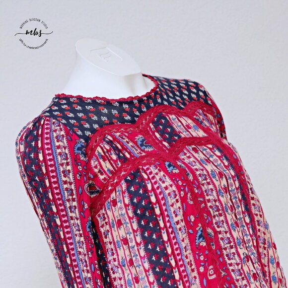 Maeve by Anthropologie Gretchen Patchwork Top - Picture 5 of 13